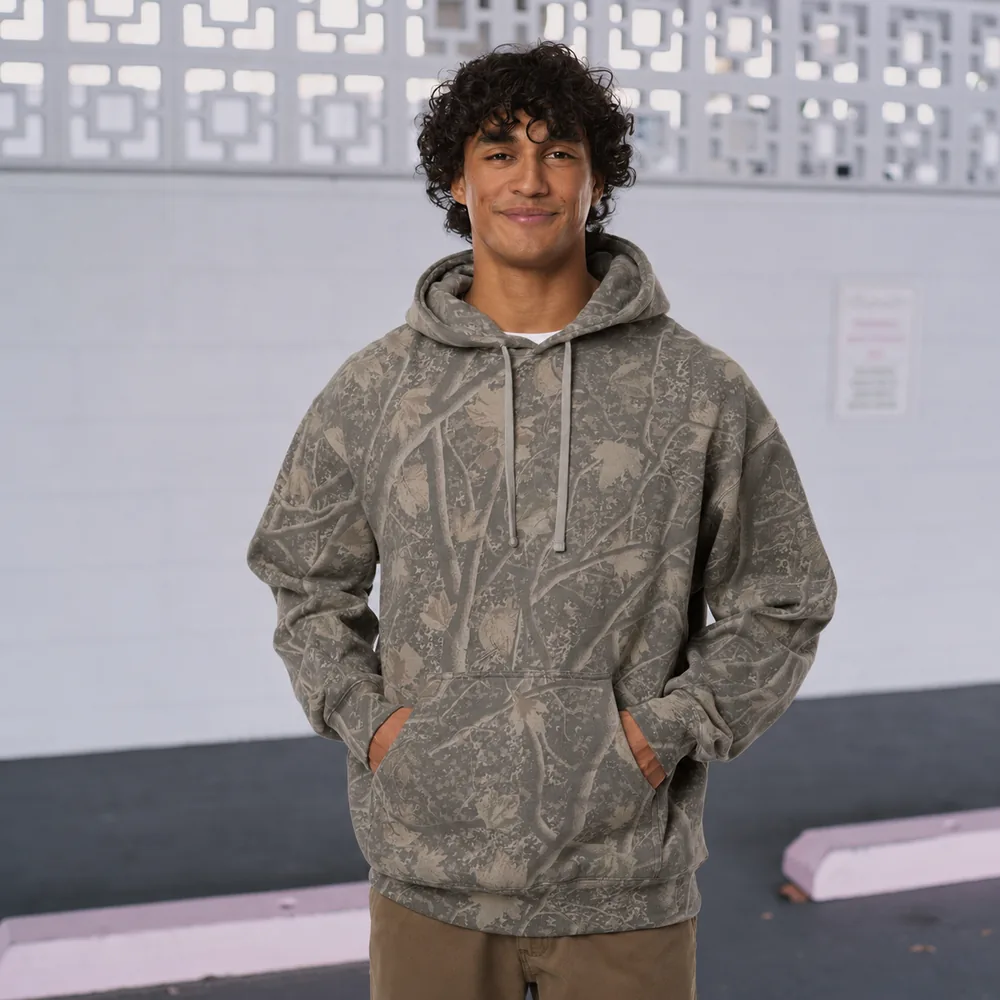 Midweight hoodie in Deadwood Camo