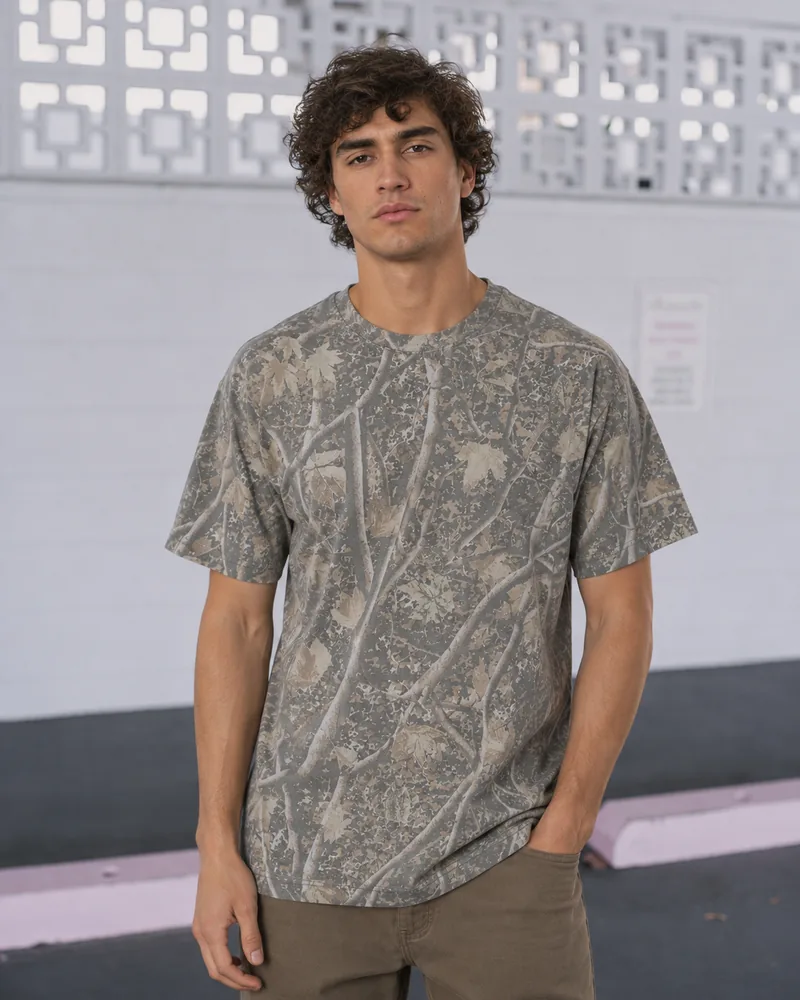 Short sleeve shirt in Deadwood Camo